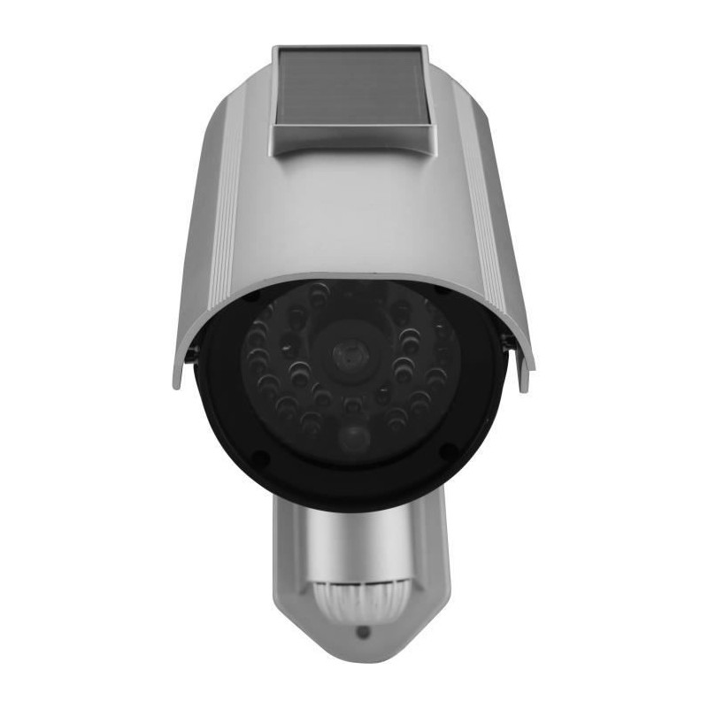Solar Dummy Camera - LINK2HOME - Red Flash, Rechargeable Batteries, Du