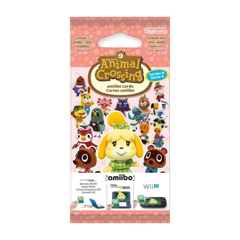 Pack of 3 Animal Crossing Cards Series 4