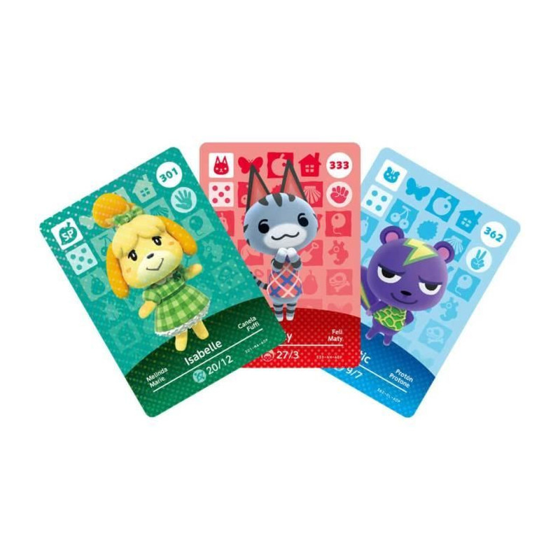 Pack of 3 Animal Crossing Cards Series 4