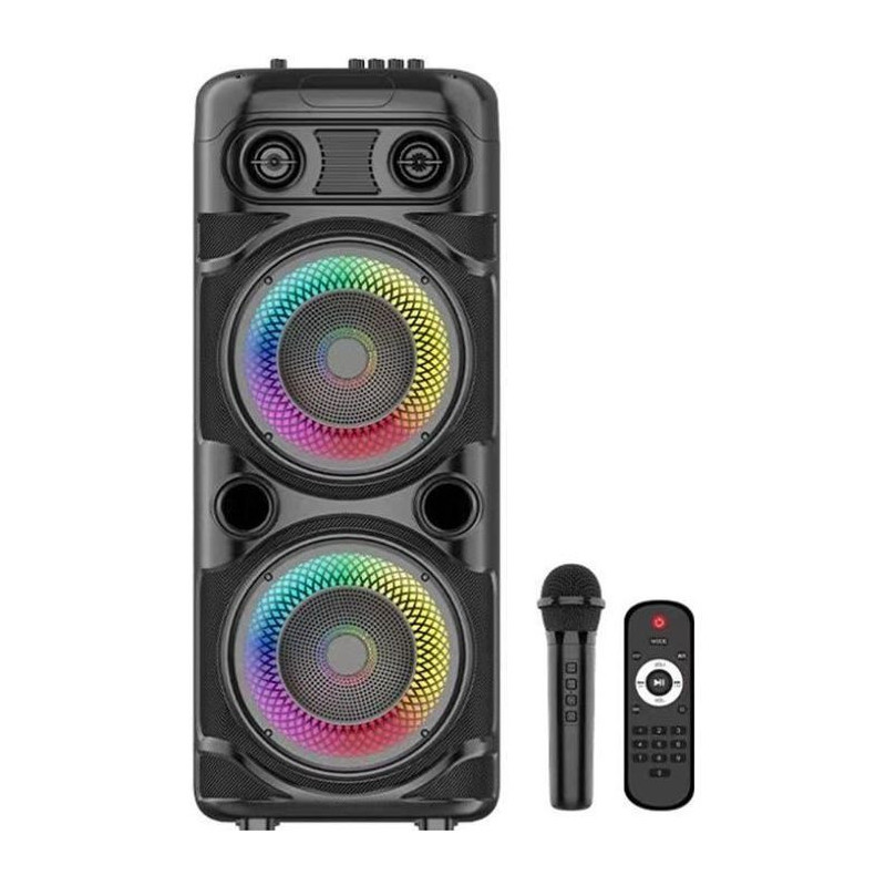 Luminous Karaoke Speaker - INOVALLEY - KA123-XXL - Bluetooth V5.0 - 75