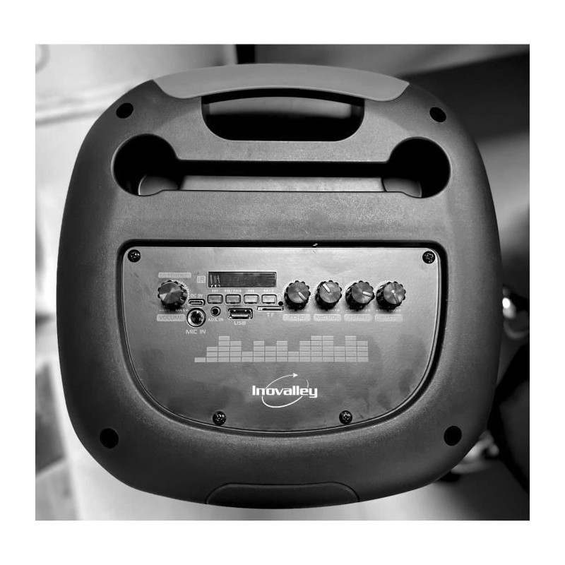 Luminous Karaoke Speaker - INOVALLEY - KA123-XXL - Bluetooth V5.0 - 75