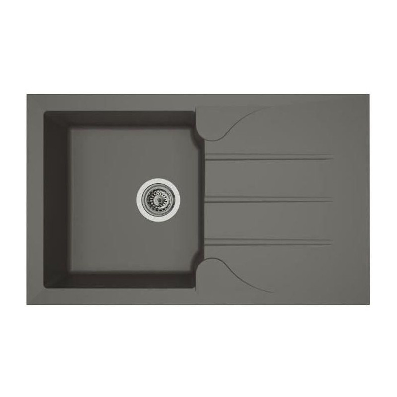 Stradour Sink Kitchen Eating 1 Bac + 1 Aloa Drautary - Resin - 81 x 50