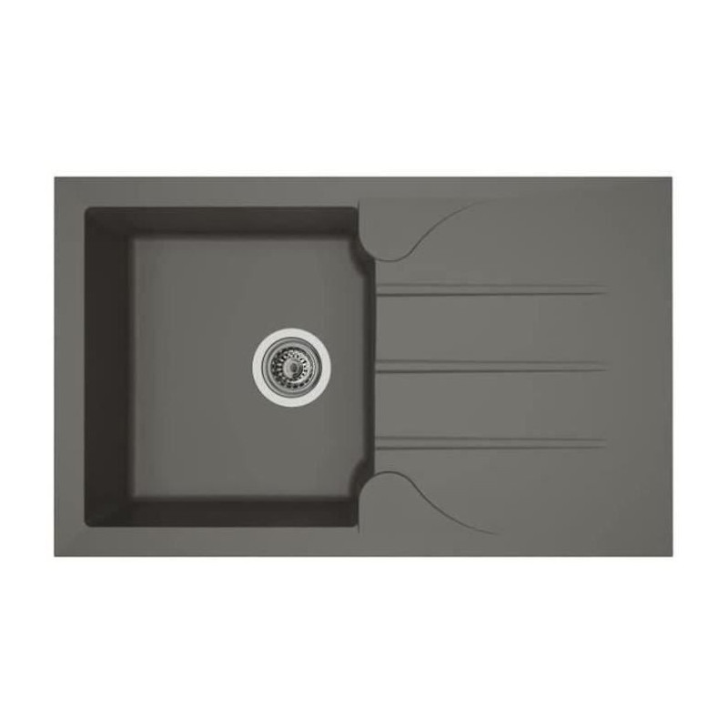 Stradour Sink Kitchen Eating 1 Bac + 1 Aloa Drautary - Resin - 81 x 50