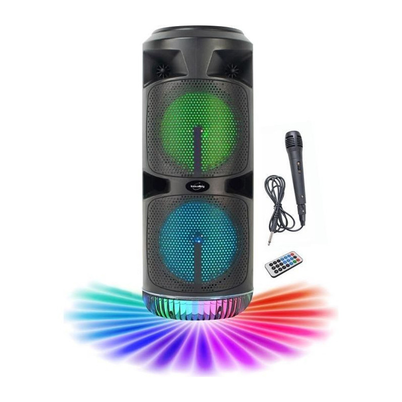 INOVALLEY KA03-XXL - Karaoke speaker - Bluetooth V5.0 - 450 W