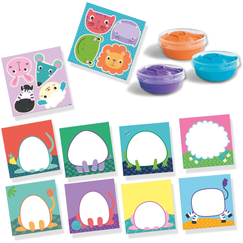 My first - Finger painting - Animals - SES CREATIVE - Paint 8 cards of
