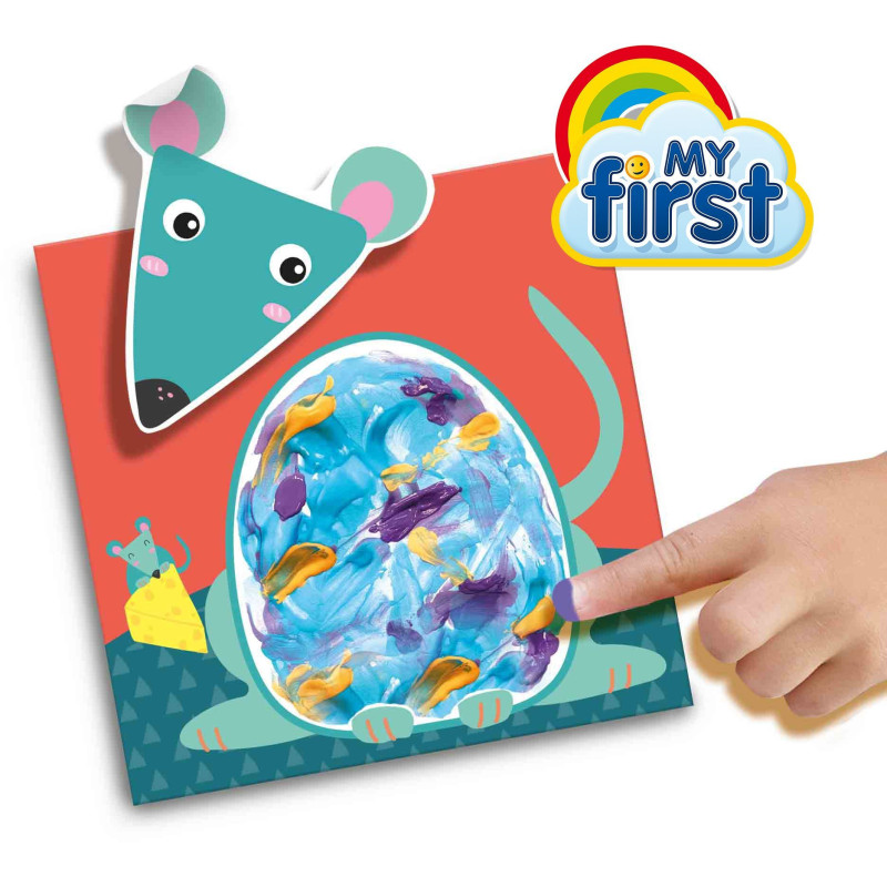 My first - Finger painting - Animals - SES CREATIVE - Paint 8 cards of