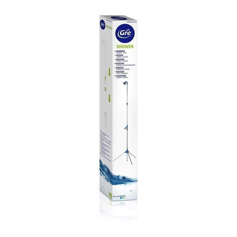 Gre silver swimming pool shower