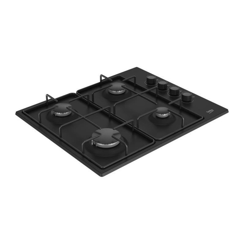 Gas hob - BEKO - 4 burners - 60 cm - HIGG64123SB