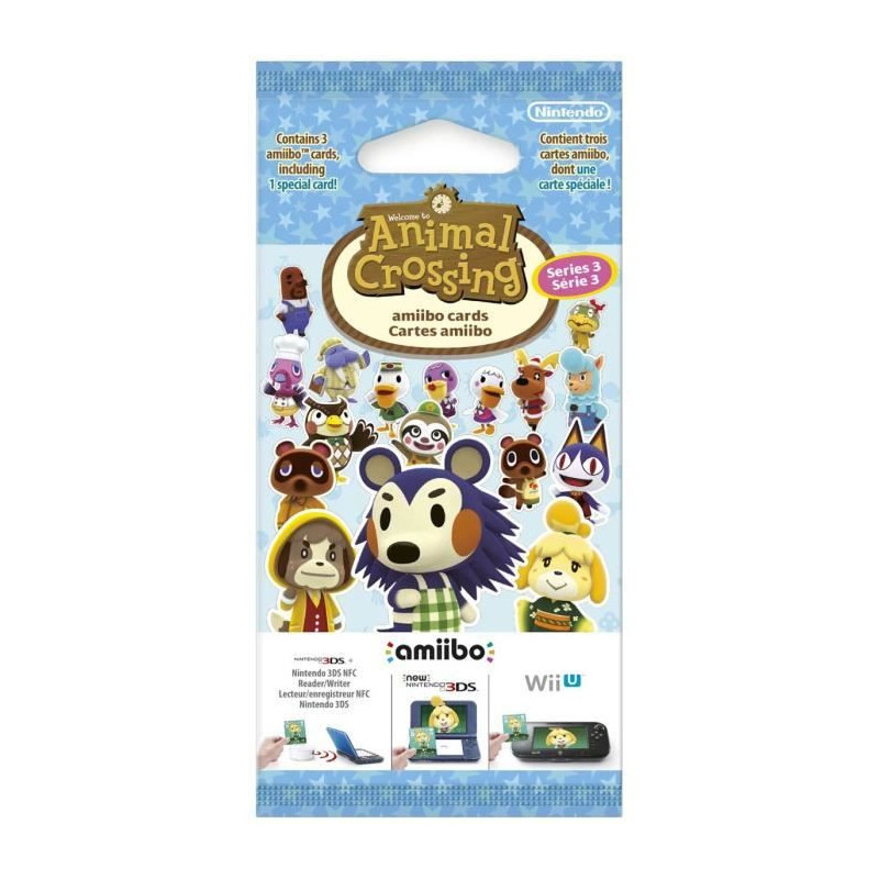 Pack of 3 Animal Crossing Cards Series 3