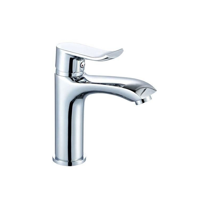 Washbasin mixer - EDOUARD ROUSSEAU - Rangoon - Flow reducing aerator -