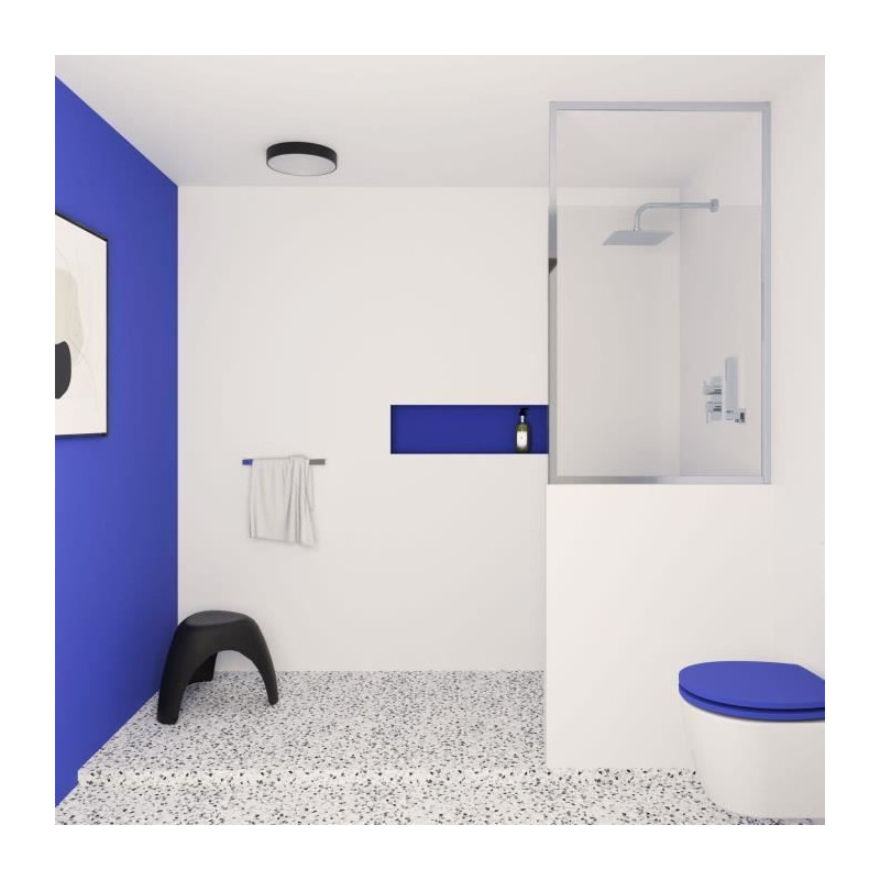 Wall guard - GELCO - ONLY Chrome - 80 x 110 / 165