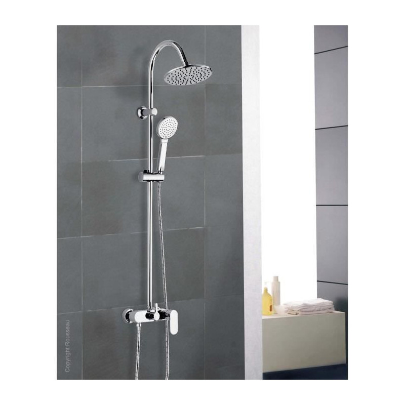 Rousseau Shower column with Dakota mechanical mixer tap