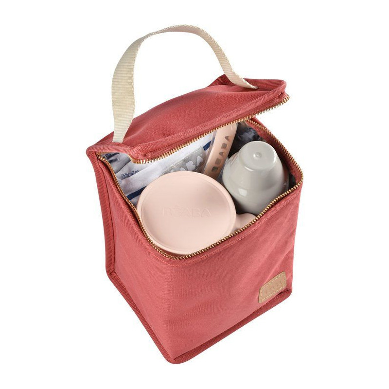 BEABA, Insulated lunch pouch Terracota