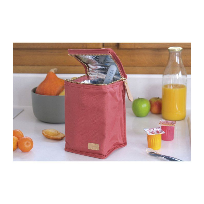 BEABA, Insulated lunch pouch Terracota