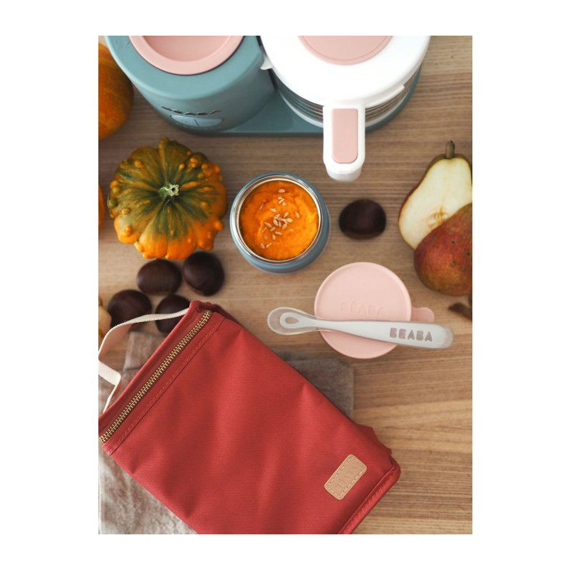BEABA, Insulated lunch pouch Terracota
