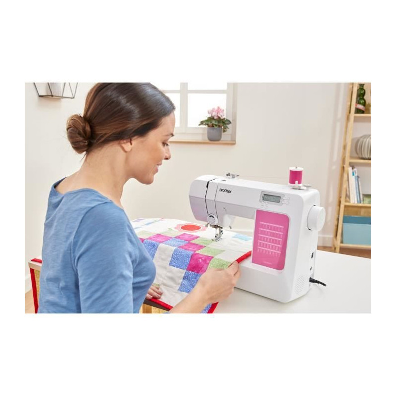 BROTHER CS120WTs electronic sewing machine - LCD screen - LED - Speed