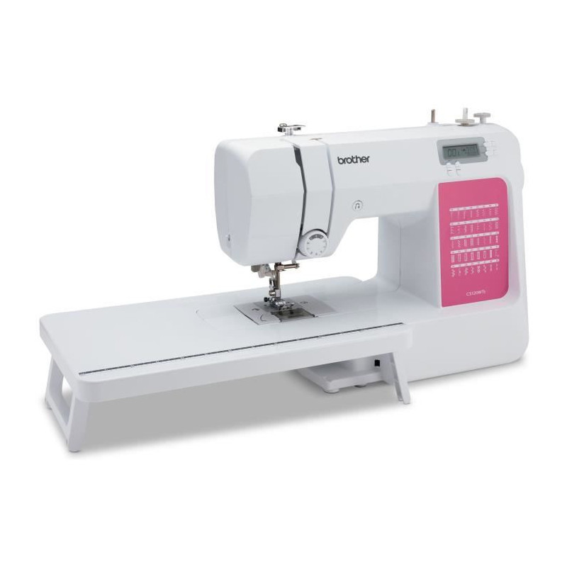 BROTHER CS120WTs electronic sewing machine - LCD screen - LED - Speed