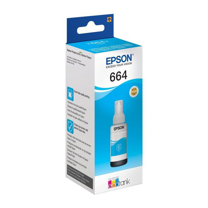 Epson Ecotank T6642 Ink Bottle - 70ml Cyan
