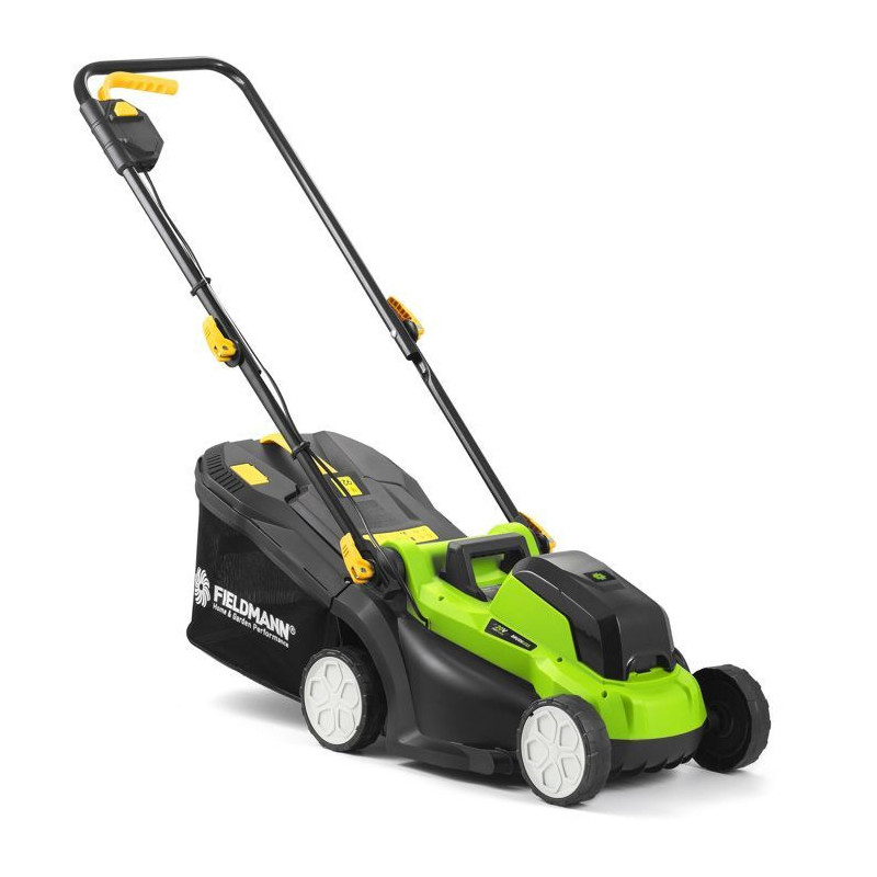 Cordless lawnmower - FIELDMANN - 20V - Cutting 33 cm - Max height 65 m