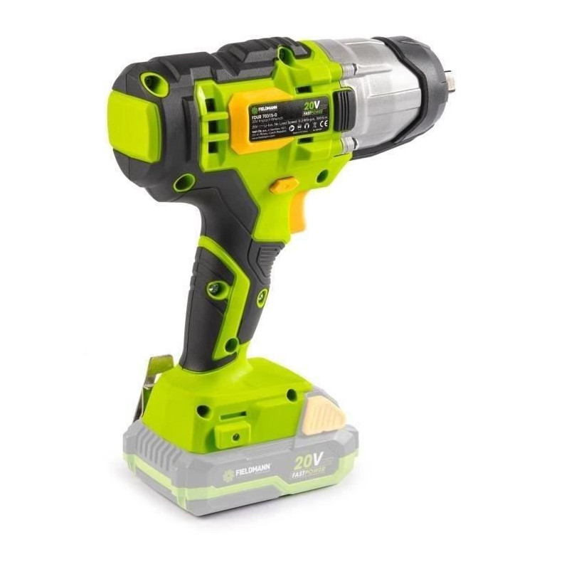 Cordless impact wrench - FIELDMANN - 20V - 3200 IPM - 300 Nm - Battery