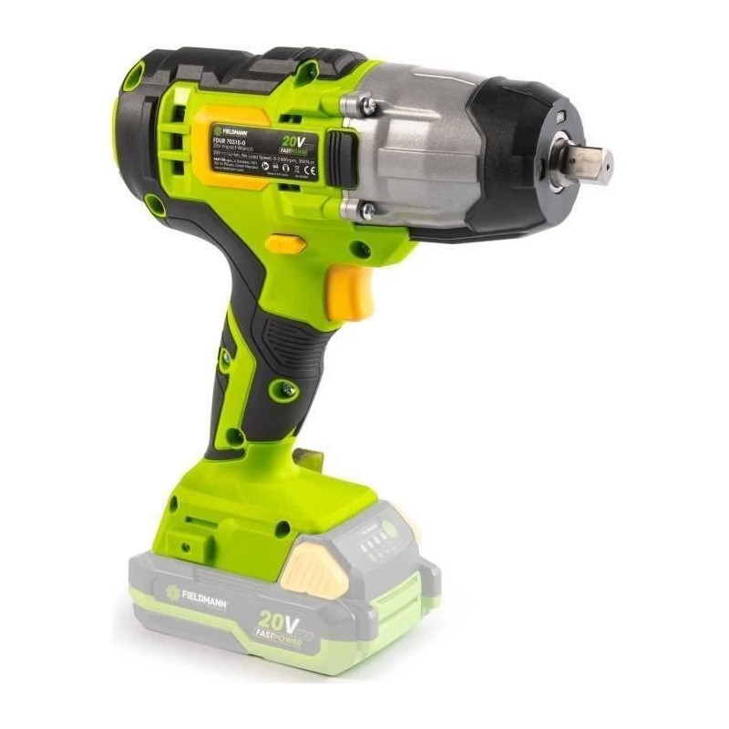 Cordless impact wrench - FIELDMANN - 20V - 3200 IPM - 300 Nm - Battery