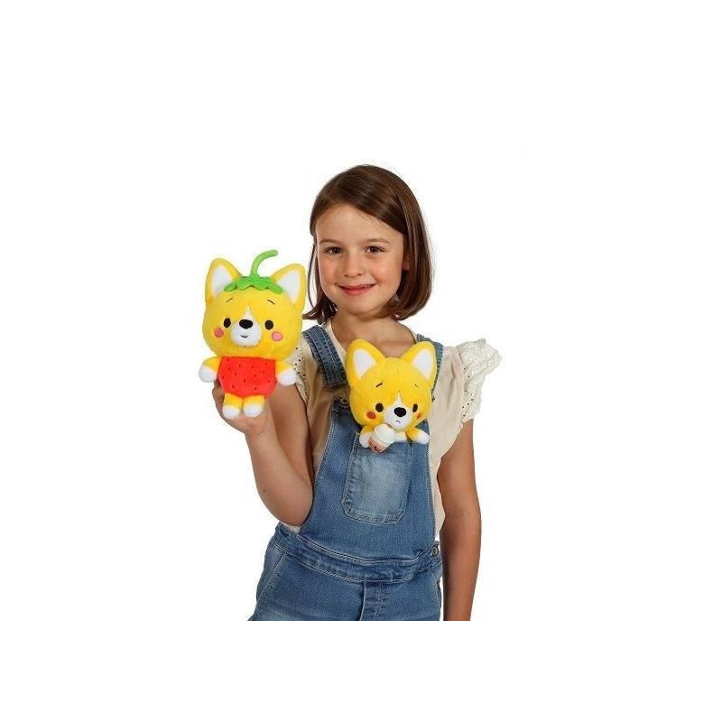 Little Corgi Cuties soft toy - GIPSY TOYS - 20 cm - Strawberry