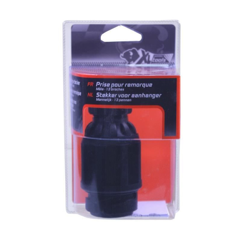 XLPT plastic plug trailer. 7 pins.Male