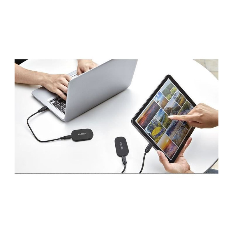 External SSD Hard Drive - Kioxia - EXCERIA Plus G2 Portable SSD - 2 TB