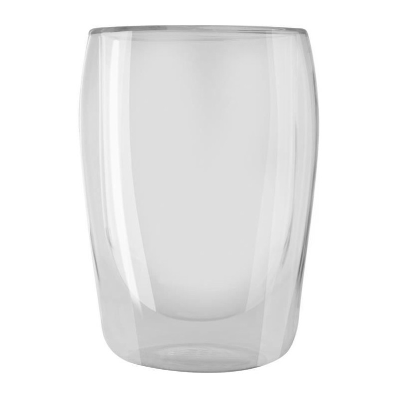 MELITTA Set of 2 borosilicate glasses for latte Machiatto 300 ml trans