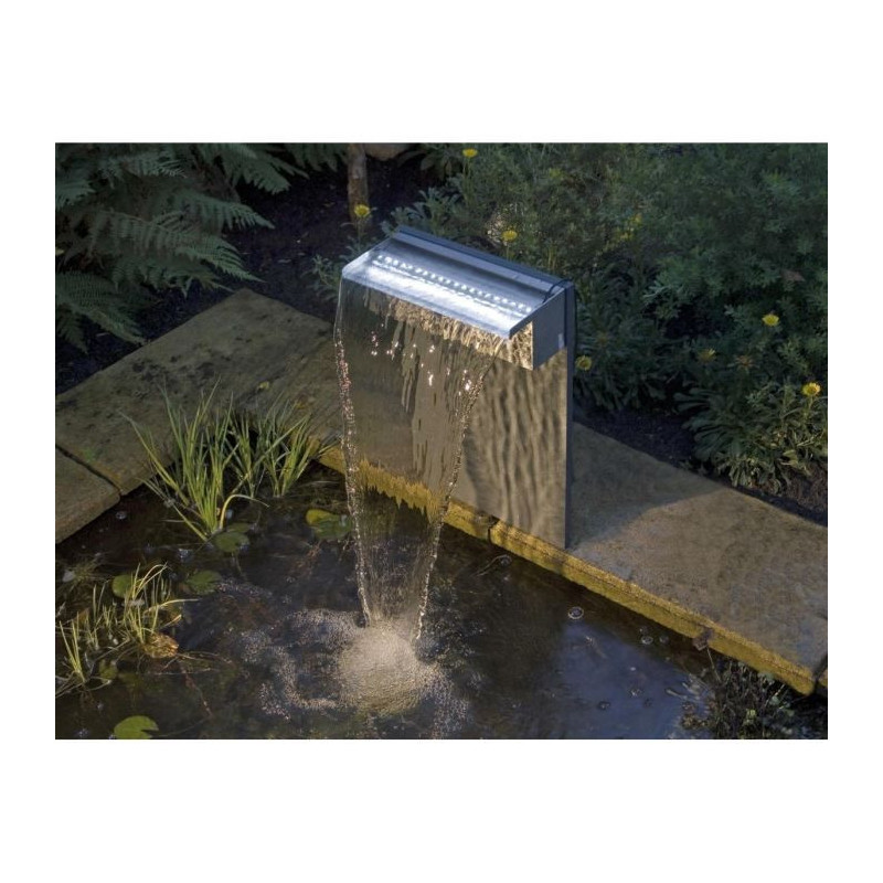 UBBINK Stainless steel water blade with NIAGARA 60 lighting