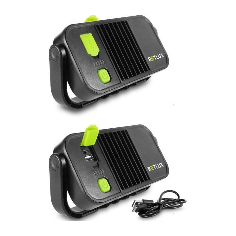 Work lamp with power bank - RETLUX - RPL 200