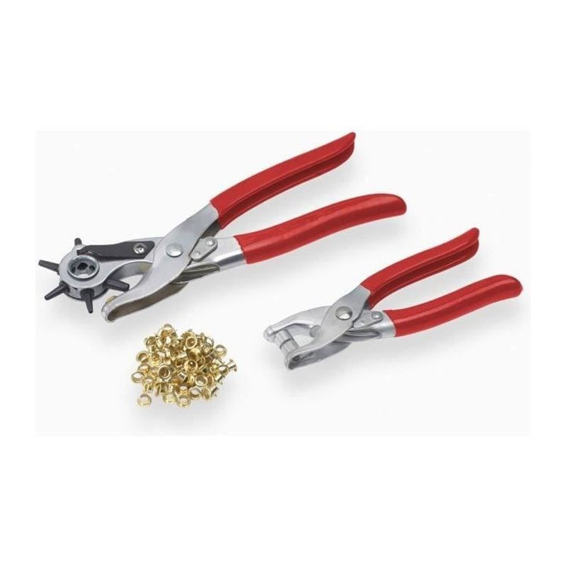 MEISTER Pliers set with eyelets + punch