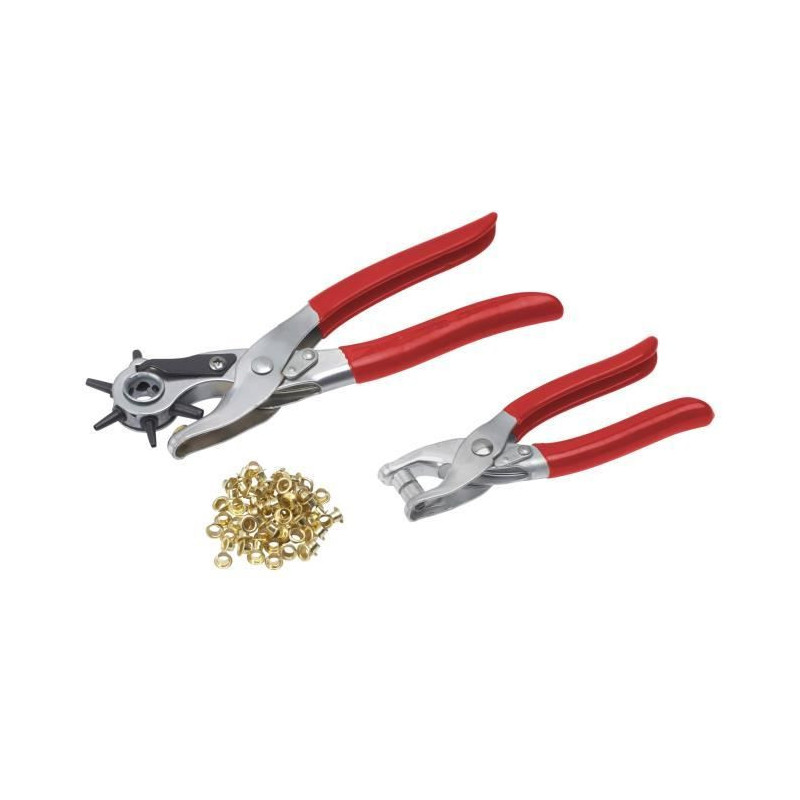 MEISTER Pliers set with eyelets + punch