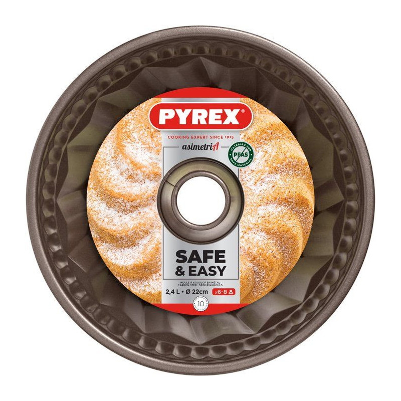 Kougloff mold - PYREX - 1452019 - Metal - Non-stick - 22 cm