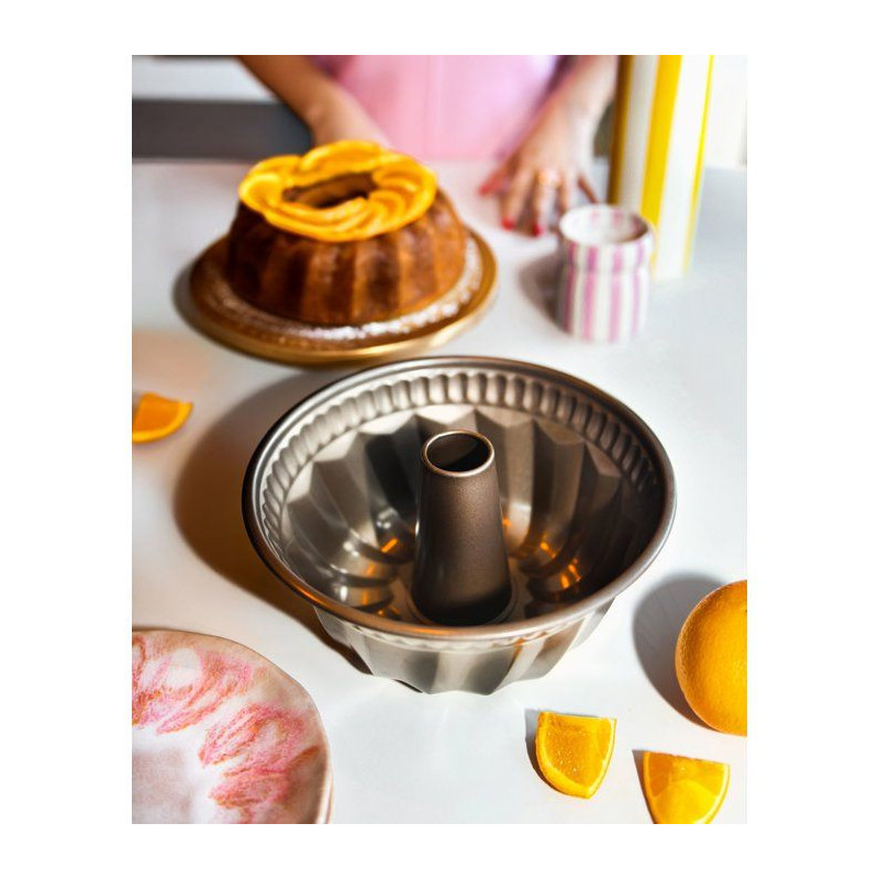Kougloff mold - PYREX - 1452019 - Metal - Non-stick - 22 cm