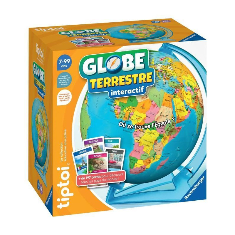 tiptoi Interactive Globe, 00000191, 7 years, Ravensburger