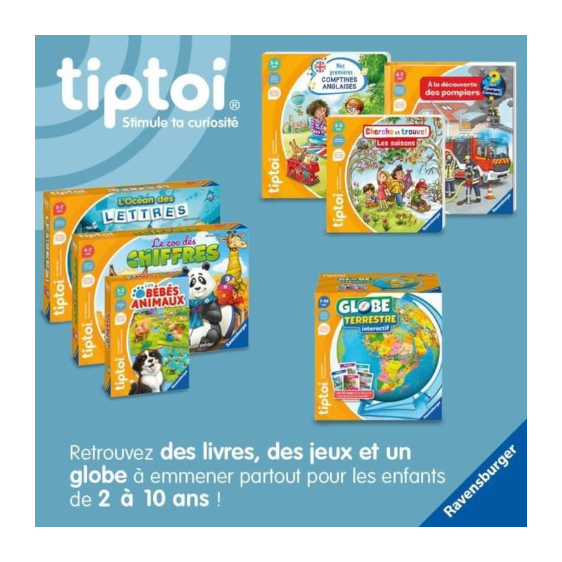 tiptoi Interactive Globe, 00000191, 7 years, Ravensburger