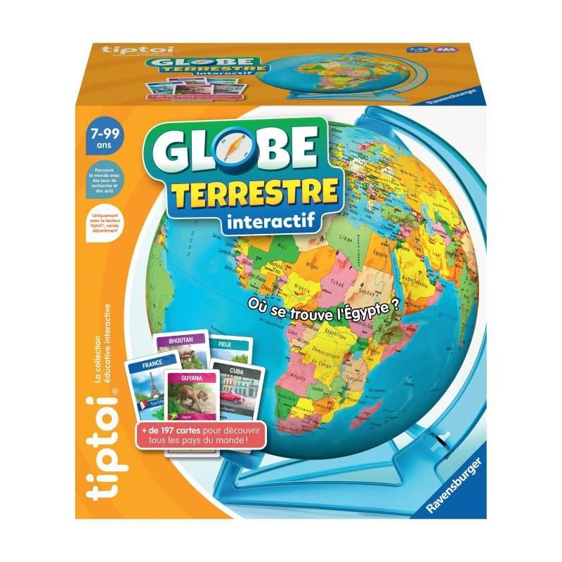 tiptoi Interactive Globe, 00000191, 7 years, Ravensburger