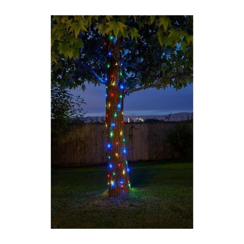 Multicolor outdoor garland 100 LEDs SMART GARDEN