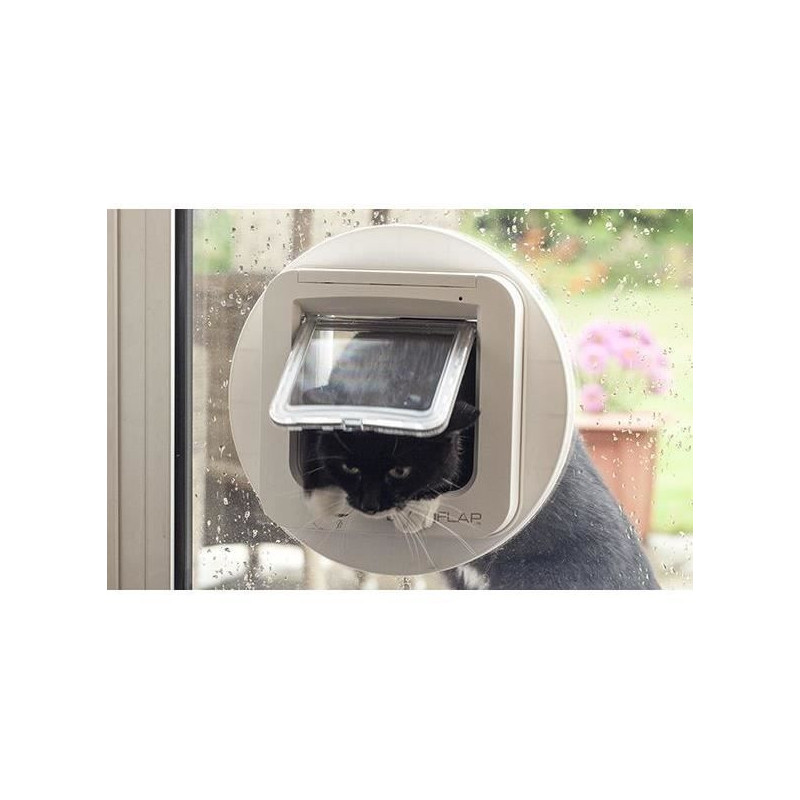 SUREFLAP Chatiere A Electronics - White - 142 mm x 120 mm (Memorizatio