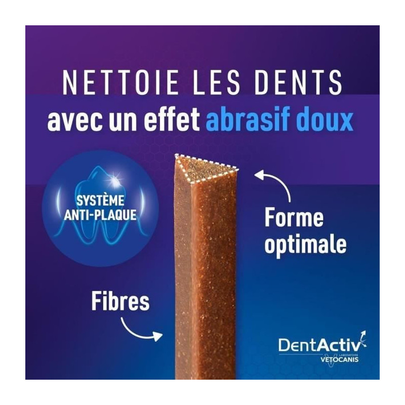 DentActiv - 10 Sticks - VETOCANIS - Salmon Oral Hygiene for Cats