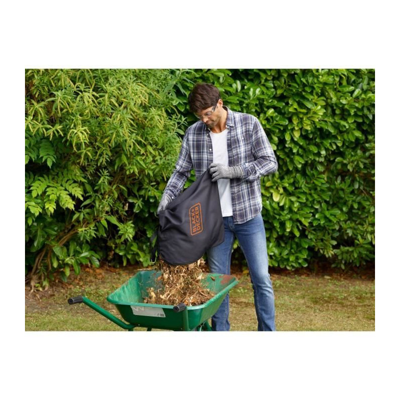 2600W BLACK+DECKER BEBL260-QS Corded Blower Vacuum Cleaner - Capacity