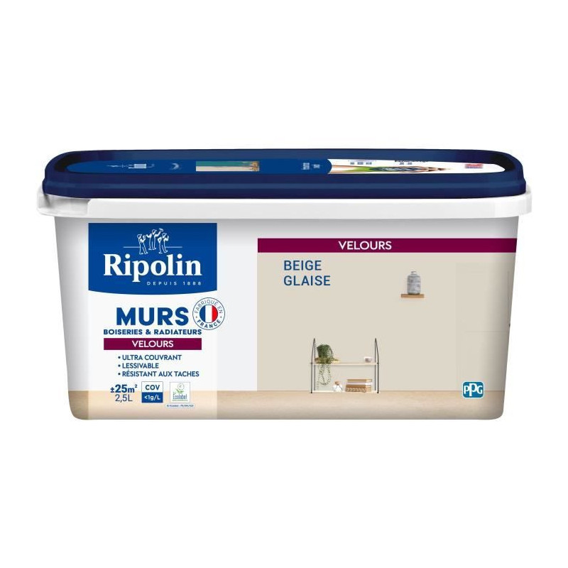 Decorative paint for walls, woodwork & radiators - RIPOLIN - 441606 -