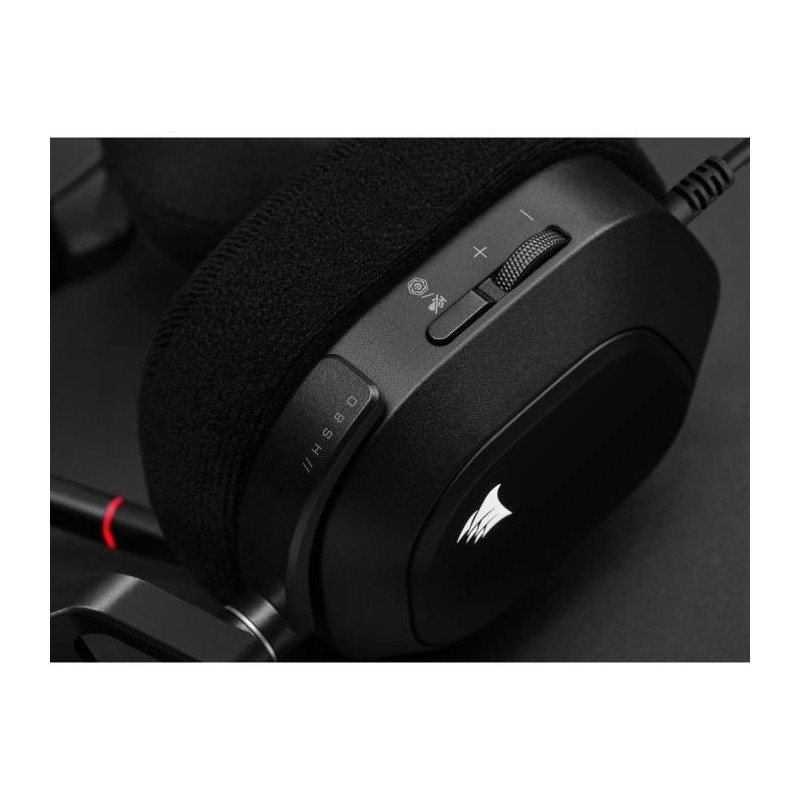 Corsair Helmet Gaming Premium HS80 RGB USB-Carbon (CA-9011237-EU)