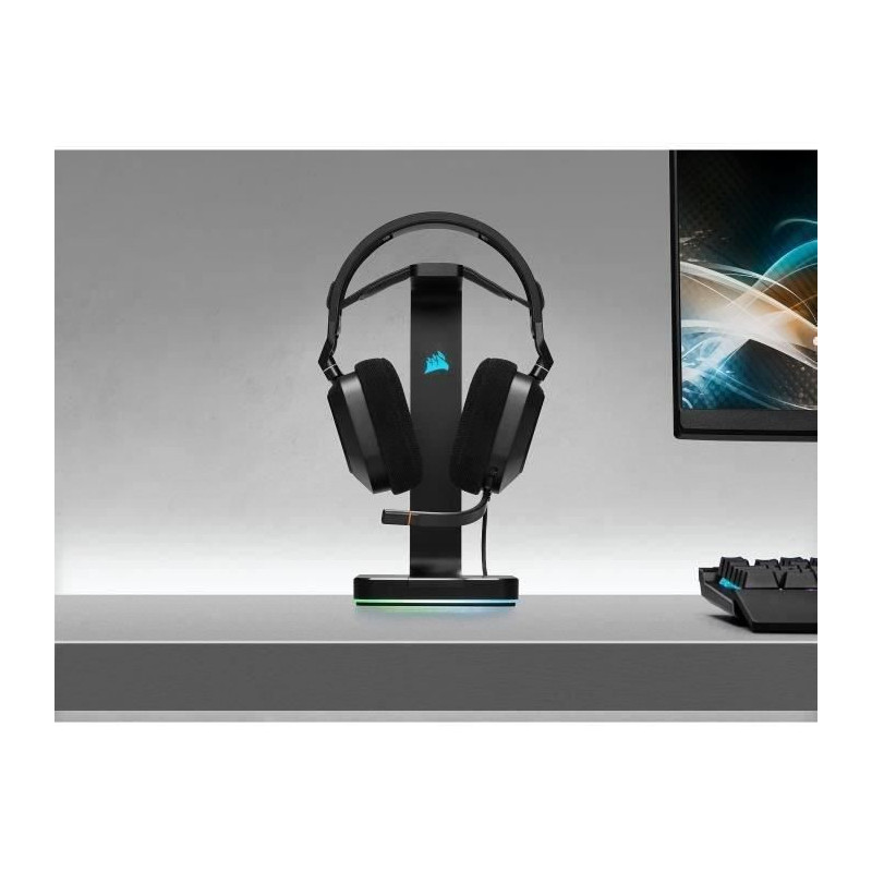 Corsair Helmet Gaming Premium HS80 RGB USB-Carbon (CA-9011237-EU)