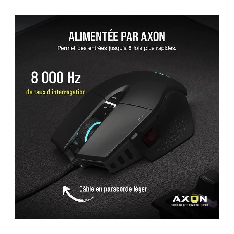 CORSAIR mouse M65 RGB Ultra - Black (CH-9309411-EU2)