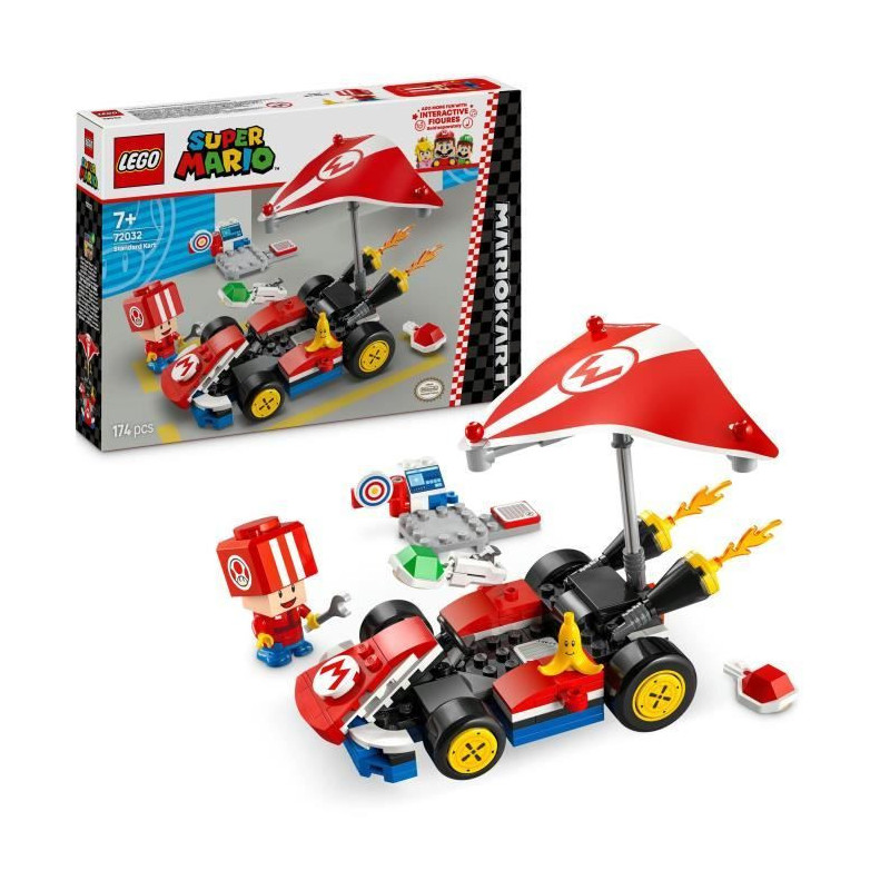 LEGO Super Mario 72032 Mario Kart – Standard Kart – Car Toy for Ki