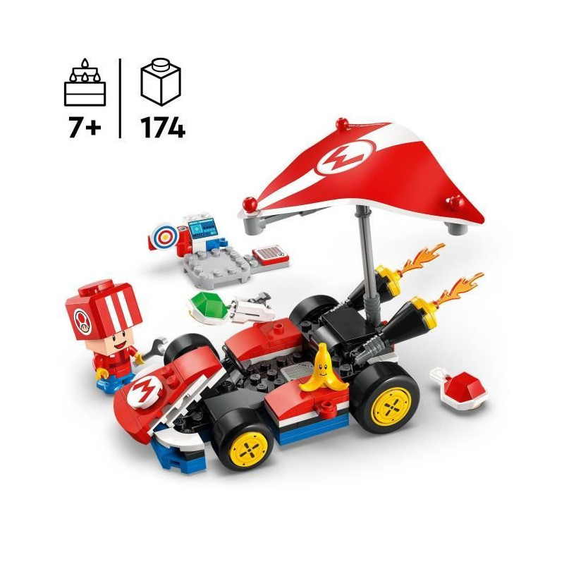 LEGO Super Mario 72032 Mario Kart – Standard Kart – Car Toy for Ki