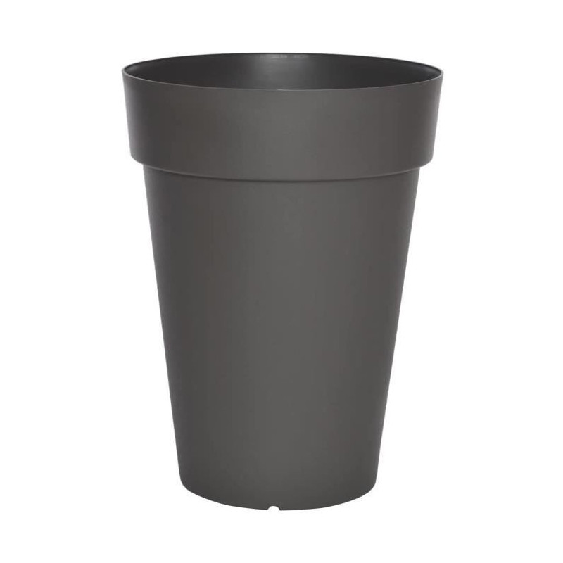 RIVIERA SOLEILLA FLOWER POT - ROUND - Ø 50 x 66 cm - glitter gray