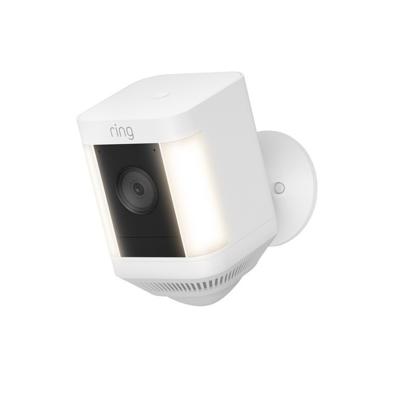 RING Spotlight Plus Battery Surveillance Camera - White - EU